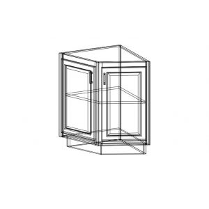 Angle Base Cabinet (24"W X 34.5"H X 24"D)