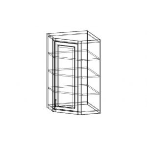 Wall Diagonal Corner Cabinet (24"W X 42"H X 12"D)
